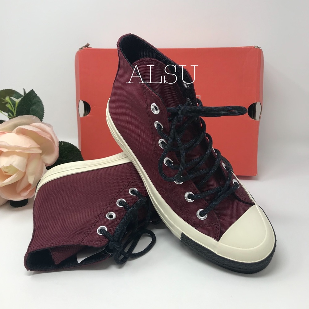 Converse Chuck 70 HI Dark Burgundy W AUTHENTIC - Picture 6 of 7